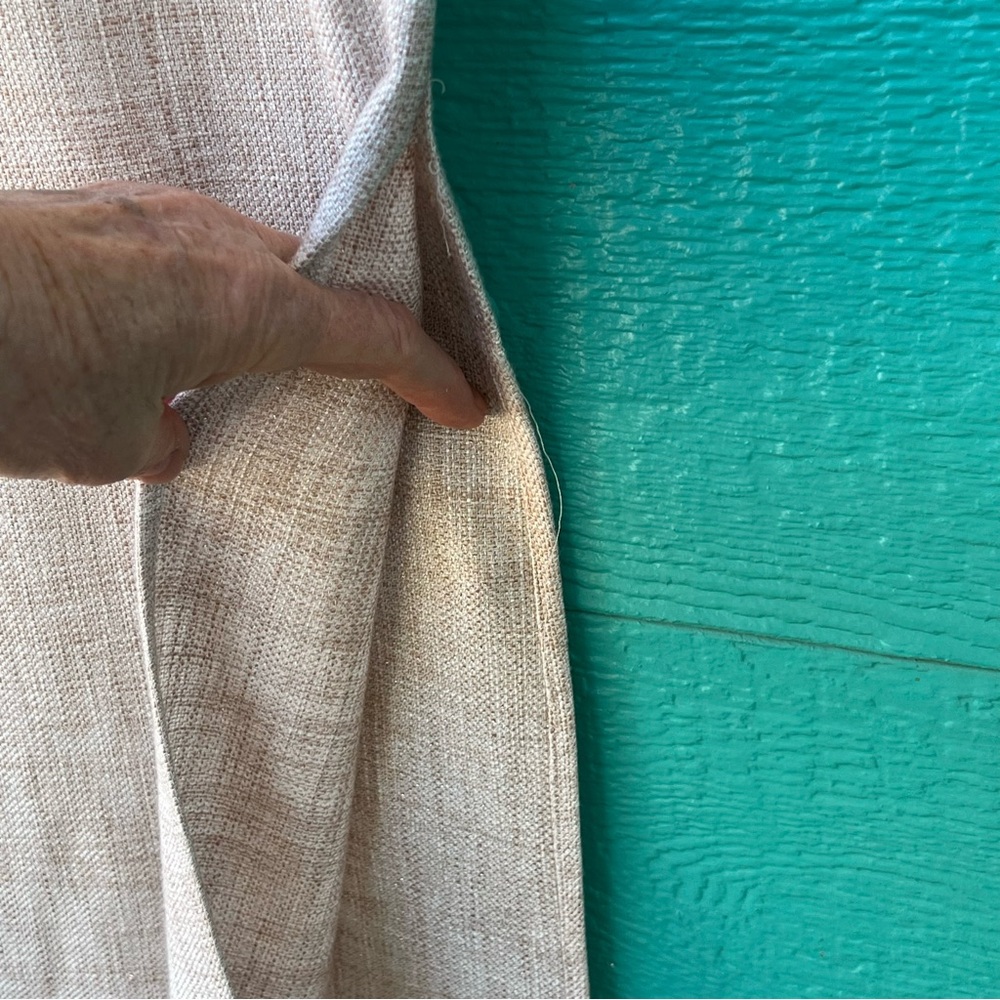 SAIL TO SABLE SAND + TURQUOISE SLEEVELESS ELEGANT RESORT MAXI DRESS SIZE SMALL - Picture 10 of 11